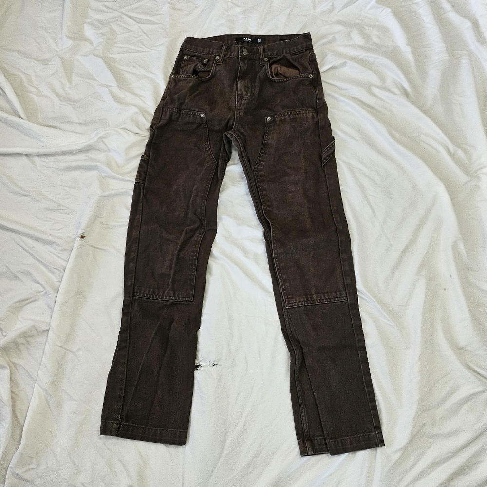 Brown Jaded London Carpenter Jeans Size 28x32